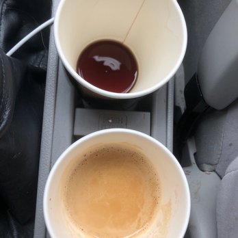 El Cafecito - two cups of coffee in a cup holder - Desserts Near Me - Maywood, California