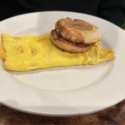 New Hartford Diner - Cheese omelette with toasted English muffin