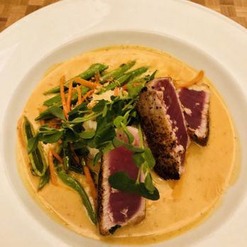 The Kitchen - Ahi Tuna in Thai Red Curry - New American Near Me - Jackson, Wyoming The Kitchen - Ahi Tuna in Thai Red Curry - New American Near Me - Jackson, Wyoming