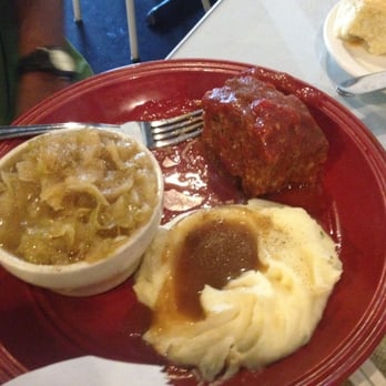 Dumplins Bistro & Bakery - Meatloaf plate - American Near Me - Jackson, Tennessee Dumplins Bistro & Bakery - Meatloaf plate - American Near Me - Jackson, Tennessee