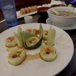Non rice sushi roll. Non rice sushi roll.
