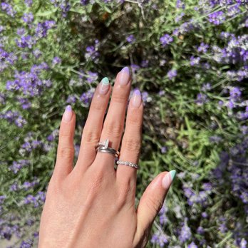 Sarah's Nail & Spa - By Thu: dip, tip extension, lavender French (x3), design (x2) = $72 - Nail Salons Near Me - Seattle, Washington Sarah's Nail & Spa - By Thu: dip, tip extension, lavender French (x3), design (x2) = $72 - Nail Salons Near Me - Seattle, Washington