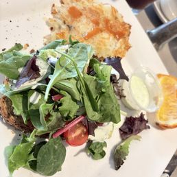 Avocado Toast and hashbrowns Avocado Toast and hashbrowns