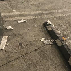 Tesla Supercharger - Torrance - People are slobs! But maybe more trash cans up and down the row would help.