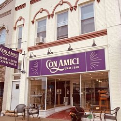 Con Amici Craft Bar - Front of the Building 126 3rd street, best street in Baraboo