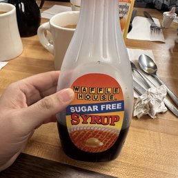They had sugar free maple syrup this is great!! They had sugar free maple syrup this is great!!