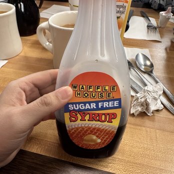 Waffle House - They had sugar free maple syrup this is great!! - Breakfast & Brunch Near Me - Atlanta, Georgia Waffle House - They had sugar free maple syrup this is great!! - Breakfast & Brunch Near Me - Atlanta, Georgia