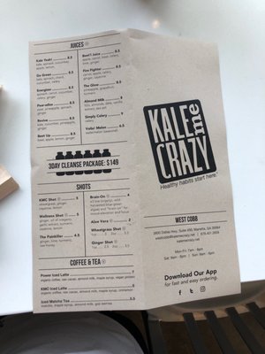 Menu photo 4 Kale Me Crazy Marietta, GA Menu photo 4 Kale Me Crazy Marietta, GA