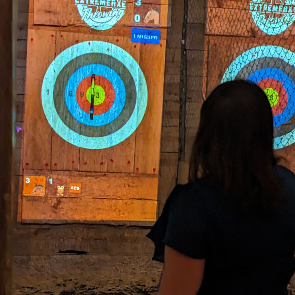 Extreme Axe Throwing Hollywood - Aiming for the bullseye - Axe Throwing Near Me - Hollywood, Florida Extreme Axe Throwing Hollywood - Aiming for the bullseye - Axe Throwing Near Me - Hollywood, Florida