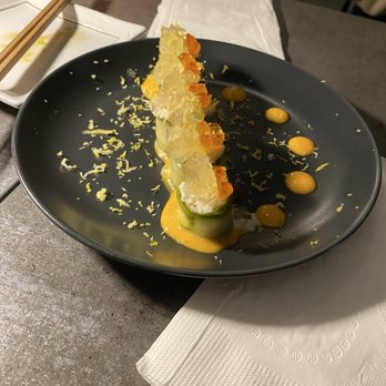 Takaramono Sushi - Kani bite was my favorite   Ponzu jelly was so good. Nice spicy sauce. But you see heavy on sauce. - Sushi Bars Near Me - San Diego, California