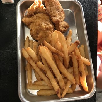The Chef's Grille - Kids Meal Chicken Strips, there are 3 pieces, but my daughter was already chomping down on one. - Italian Near Me - Murrieta, California The Chef's Grille - Kids Meal Chicken Strips, there are 3 pieces, but my daughter was already chomping down on one. - Italian Near Me - Murrieta, California