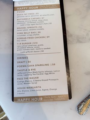 Menu photo 2 Thistle & Rye Nashville, TN