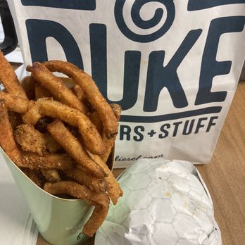 Diesel and Duke - Cajun fries and bacon cheeseburger - Burgers Near Me - Jersey City, New Jersey Diesel and Duke - Cajun fries and bacon cheeseburger - Burgers Near Me - Jersey City, New Jersey
