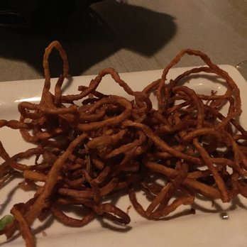 Blue River Bistro - Sweet potato curly things were cold and hard and overlooked. No taste. Yuck. - New American Near Me - Breckenridge, Colorado Blue River Bistro - Sweet potato curly things were cold and hard and overlooked. No taste. Yuck. - New American Near Me - Breckenridge, Colorado