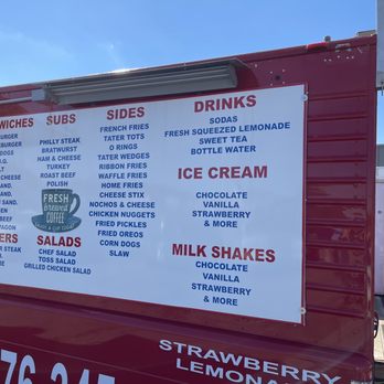 Eat With Otis - a menu on the side of a food truck - Food Trucks Near Me - Pounding Mill, Virginia