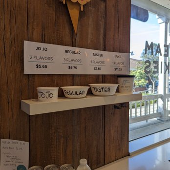 JoJo's Creamery - Sizes and prices - Ice Cream & Frozen Yogurt Near Me - Encinitas, California