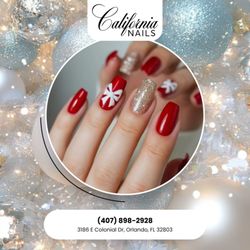 California Nails - Holiday elegance begins with the right nails  Each detail crafted for a magical winter moment. Experience the beauty
 Book today