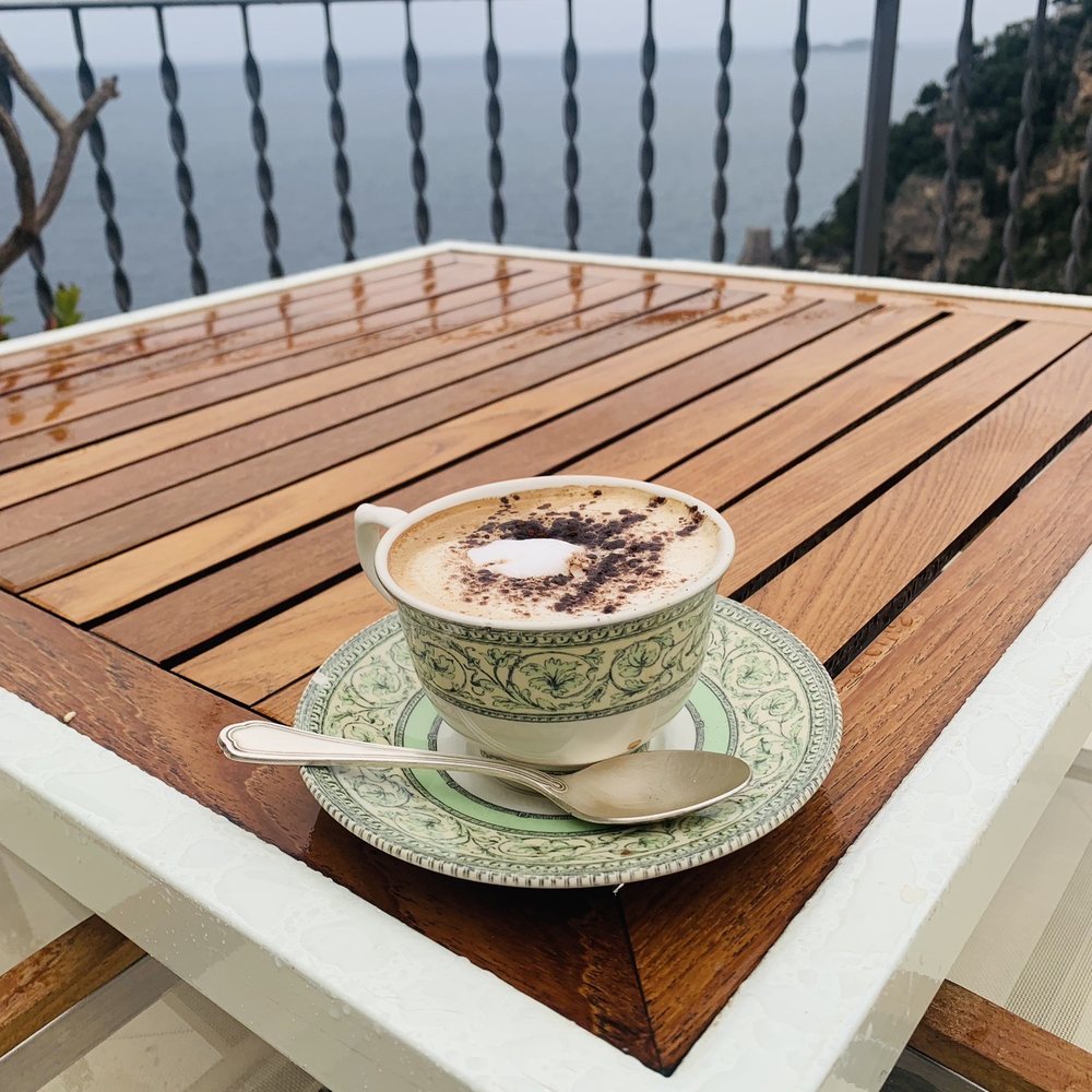 Hotel Punta Regina - Morning coffee in the rain - Guest Houses Near Me - Positano, SA