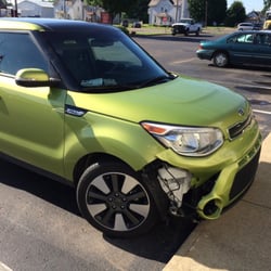 Gary Force Paint And Body - My poor car after hitting a deer.