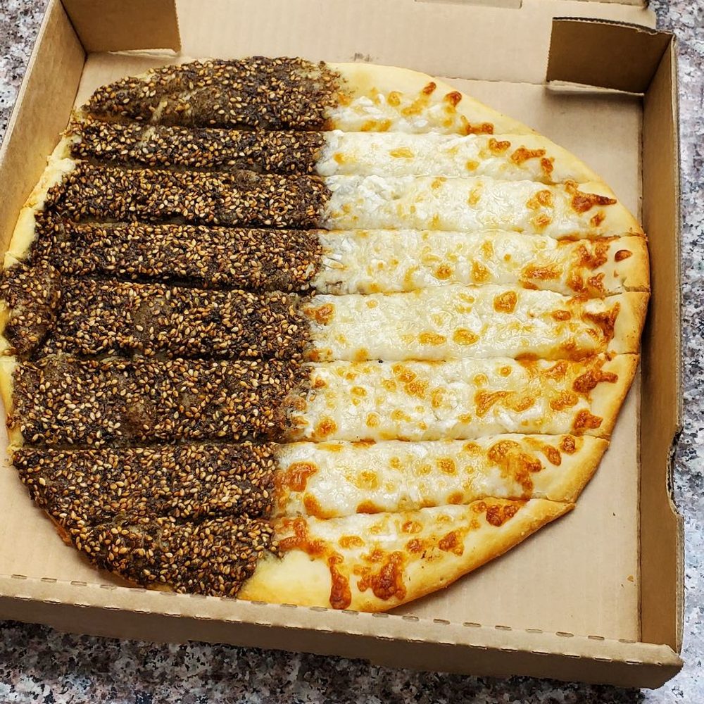 Really good.  Cheese and zaatar