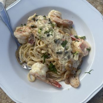 Paluca Trattoria - Cod and Prawns Pasta (Special of the Day) - Italian Near Me - Monterey, California