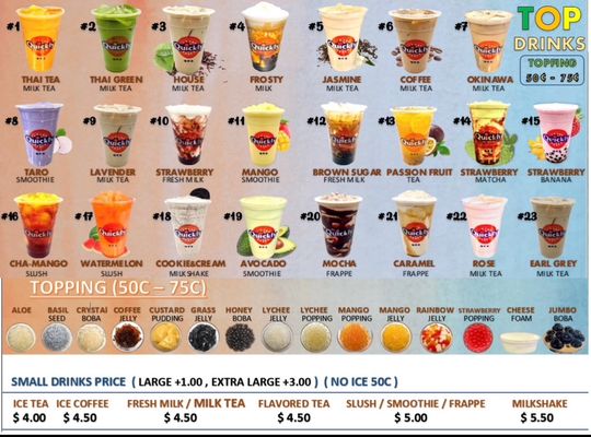 Menu photo 4 Quickly Boba Van Nuys, CA
