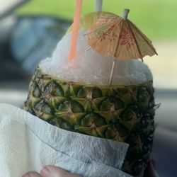 ISIS Snowballs & More - Wedding Cake Snowball in Pineapple