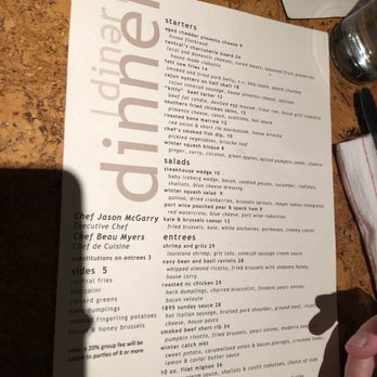 Central - Menu - Bars Near Me - Montgomery, Alabama