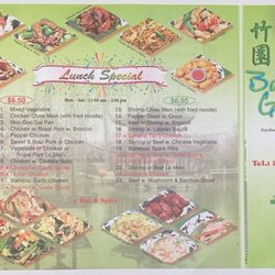 Bamboo Garden Chinese Restaurant - Menu 6/6/24