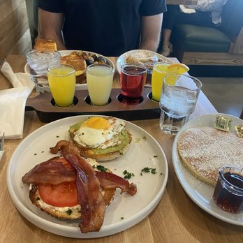 Whidbey's A Daytime Eatery - Mimosa flight, bagel , Single Pancake - Breakfast & Brunch Near Me - Enterprise, Nevada Whidbey's A Daytime Eatery - Mimosa flight, bagel , Single Pancake - Breakfast & Brunch Near Me - Enterprise, Nevada