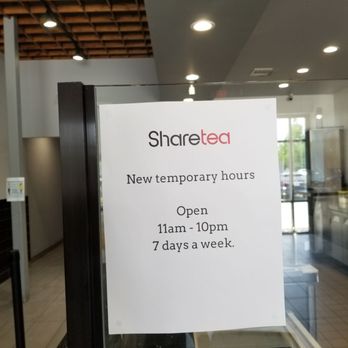 Sharetea - COVID19 - Coffee & Tea Near Me - Plano, Texas