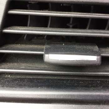 Big Sky Window Tinting - This is an air vent in the front dash: easily reached. Just totally ignored! $150 - for THIS? - Auto Detailing Near Me Big Sky Window Tinting - This is an air vent in the front dash: easily reached. Just totally ignored! $150 - for THIS? - Auto Detailing Near Me