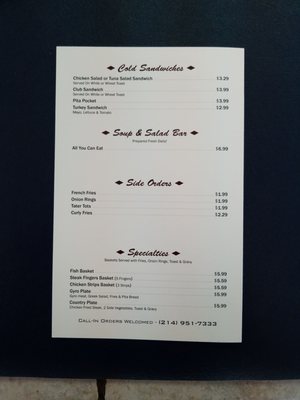 Menu photo 1 Regal Plaza Cafe Dallas, TX Menu photo 1 Regal Plaza Cafe Dallas, TX