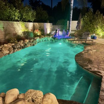 Platner's Pool & Spas - Newly resurfaced and retitled pool. New lighting. - General Contractors Near Me - Agoura Hills, California Platner's Pool & Spas - Newly resurfaced and retitled pool. New lighting. - General Contractors Near Me - Agoura Hills, California