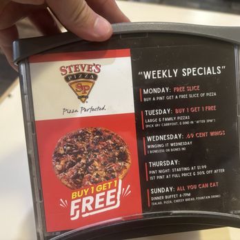 Steve's Pizza - Weekly Specials - Pizza Near Me - Davis, California