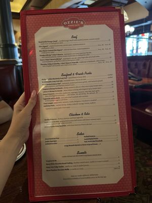 Menu photo 1 Ozzie's Good Eats Fairfax, VA Menu photo 1 Ozzie's Good Eats Fairfax, VA