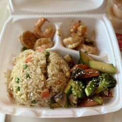 Red Koi Japanese Cuisine - Hibachi Shrimp lunch special