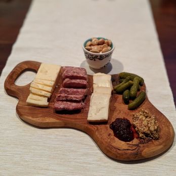 Beautiful Rind - Midwest Strong cheese board with pickles and almonds added on. - Cheese Shops Near Me - Chicago, Illinois