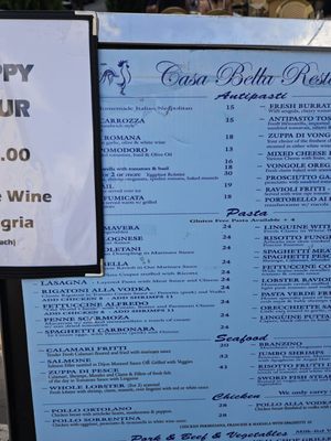 Menu photo 5 Casa Bella Restaurant New York, NY
