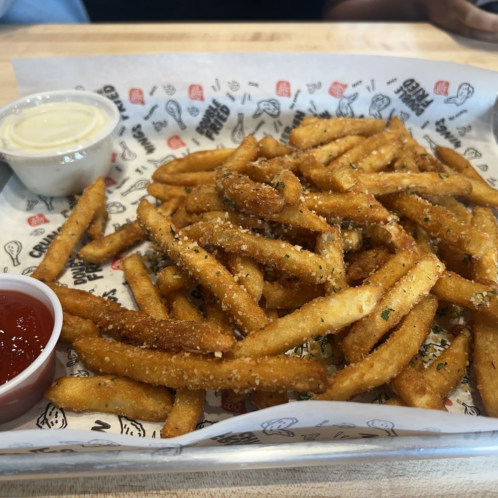 Bonchon Stevenson Ranch - Pico Canyon Rd - Seasoned Fries 10/10 - Korean Near Me - Stevenson Ranch, California