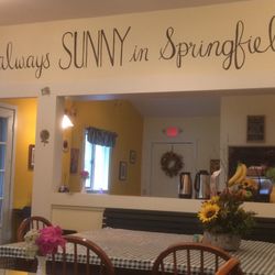Sunflower Cafe - Inside eating area, light and bright!