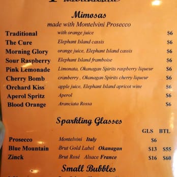 Provence Marinaside - Drinks p.2 (Sunday Brunch 2014-05-04) - Seafood Near Me - Vancouver, British Columbia Provence Marinaside - Drinks p.2 (Sunday Brunch 2014-05-04) - Seafood Near Me - Vancouver, British Columbia