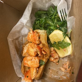 Sea Wolf - Bushwick - "Lobster Roll", ordered through take out. An embarrassment - Cocktail Bars Near Me - Brooklyn, New York Sea Wolf - Bushwick - "Lobster Roll", ordered through take out. An embarrassment - Cocktail Bars Near Me - Brooklyn, New York