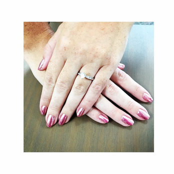 Atelier - Pink Chrome Nails - Day Spas Near Me - Chester, Maryland