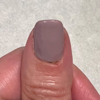 True Touch In Verrado - Cut cuticle and crooked filing job   - had my cuticles cut in 7 different places - Nail Salons Near Me - Buckeye, Arizona