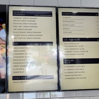 Le Kream - Drink Menu - 07/23/2025 - Desserts Near Me - Rowland Heights, California
