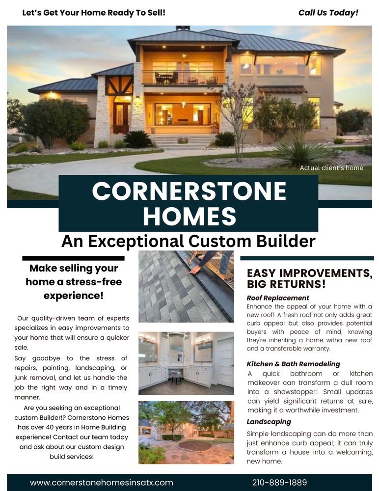 Slide of Cornerstone Homes