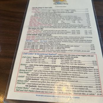 Barbara Jean's Restaurants - Menu - Southern Near Me - St. Simons, Georgia