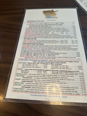 Menu photo 1 Barbara Jean's Restaurants St. Simons, GA