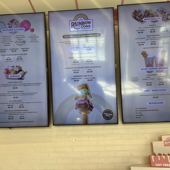 The Original Rainbow Cone - Donuts Near Me - Lombard, Illinois